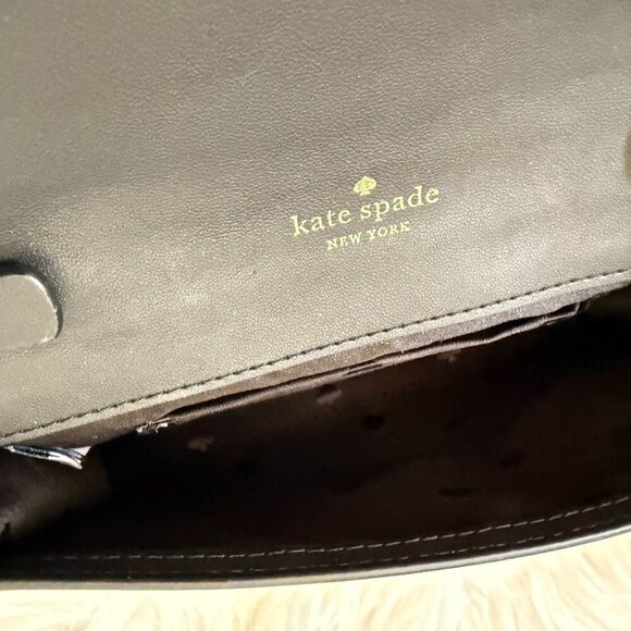 Kate Spade brynn small flap black crossbody NWOT - Picture 14 of 16